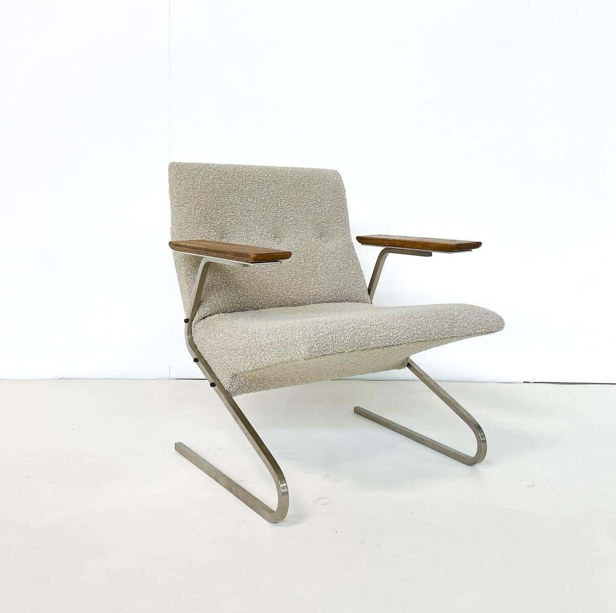 Mid Century Modern Armchair ‘Cantilever’ By George Van Rijck For Beaufort photo vintage