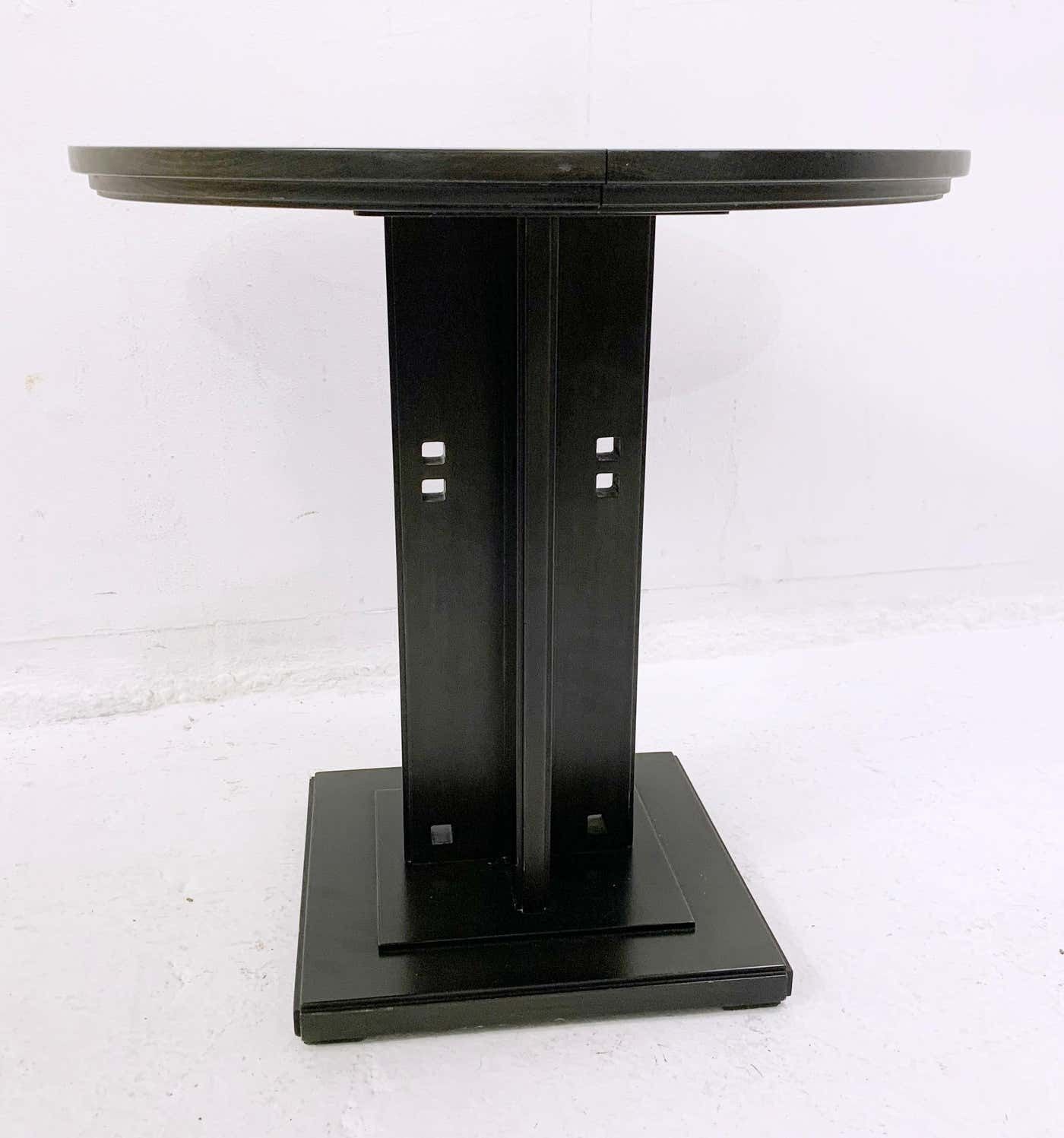 Mid Century Wooden And Glass Plate Gueridon Produced By Giorgetti, Italy, 1980s photo for sale