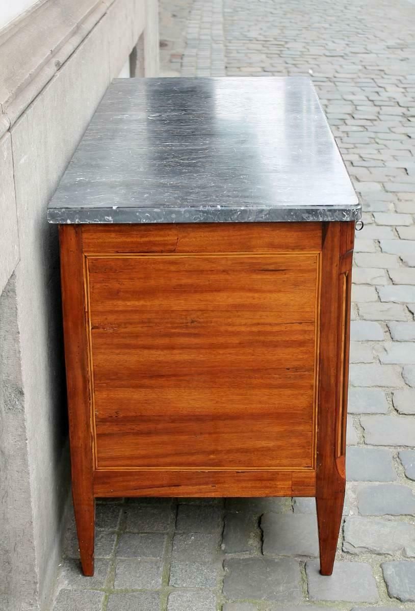 18th Century French Marquetry Chest Of Drawers, Stamped J. Chastel photo buy