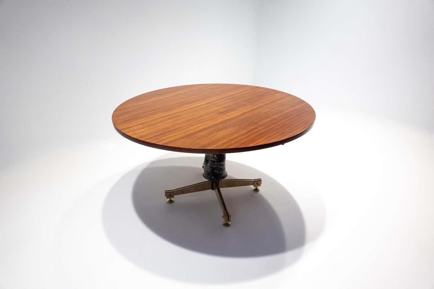 Wood And Ceramic Extendable Dining Table Melchiorre Bega & Pietro Melandri photo for sale