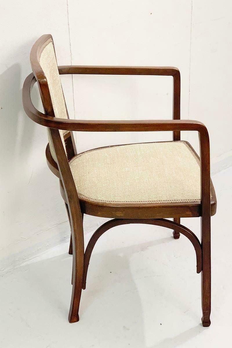Pair Of Gustav Siegel Chairs For J & J Kohn, Vienna Secession photo Furniture