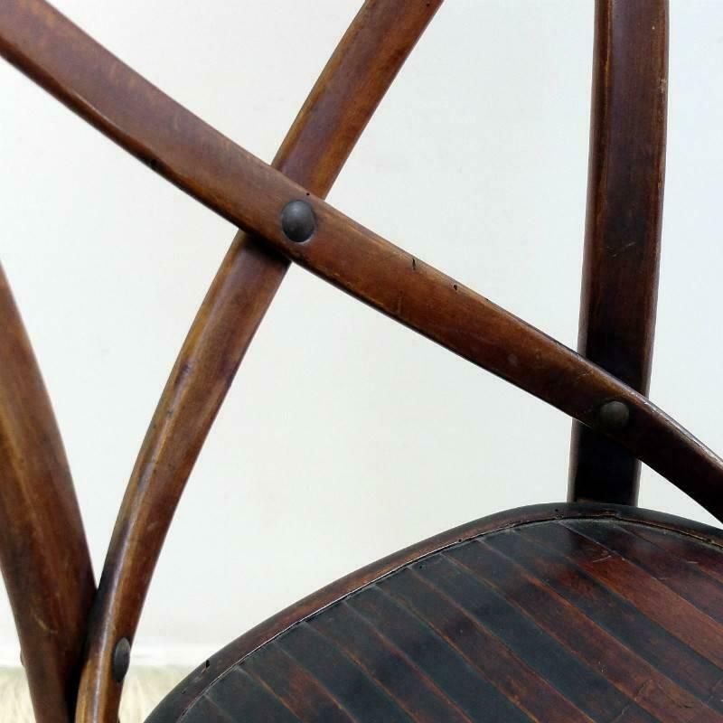 Late 19th Century Pair Of N°91 Chairs By Jacob And Josef Kohn photo 1484.0