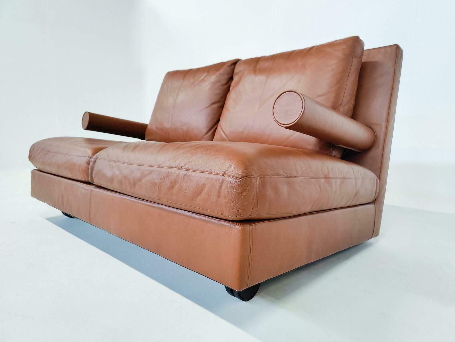 Mid Century Modern Baisity Two Seater Sofa By Antonio Citterio For B&B Italia, C photo buy