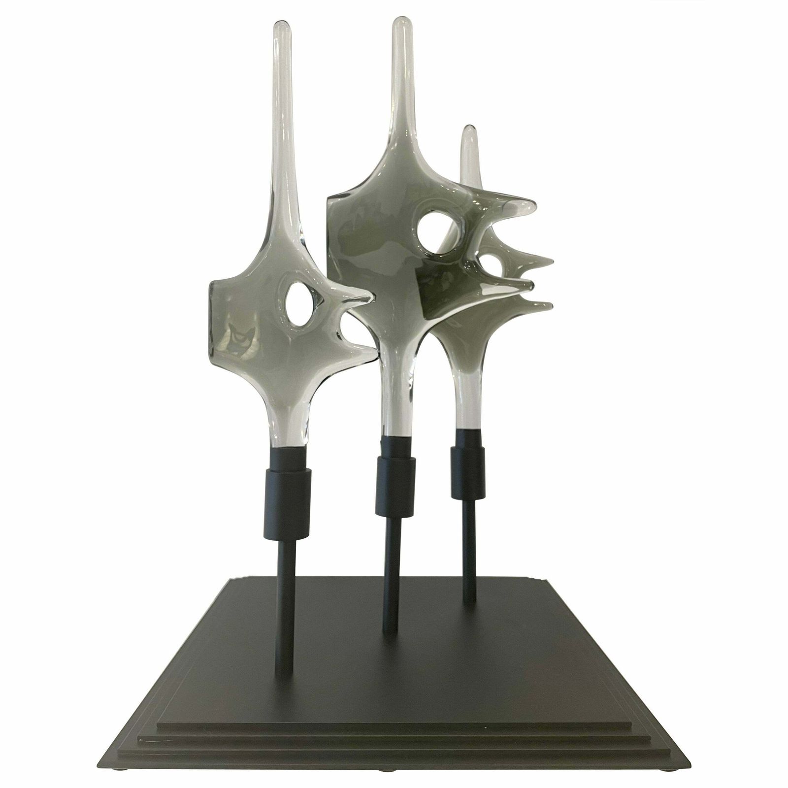 School Of Fish Glass Sculpture Attributed To Livio Seguso, 1970s