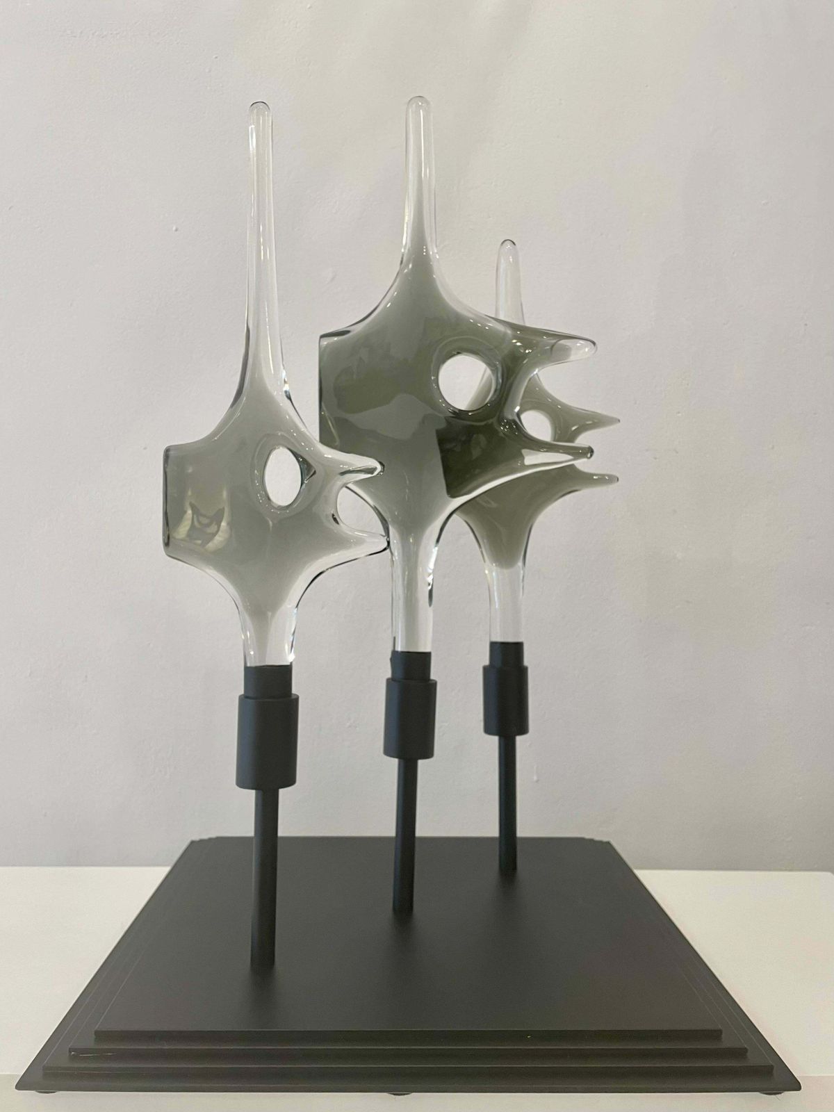School Of Fish Glass Sculpture Attributed To Livio Seguso, 1970s photo furniture