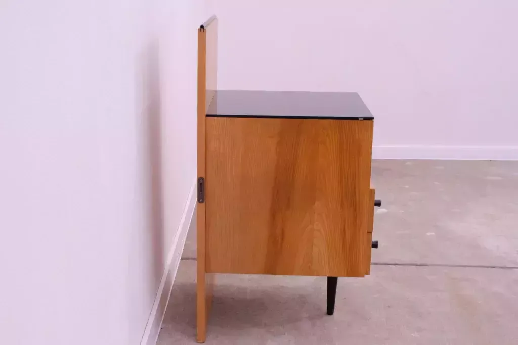 Midcentury Nightstand By Mojmír Požár 1960s Czechoslovakia photo Furniture