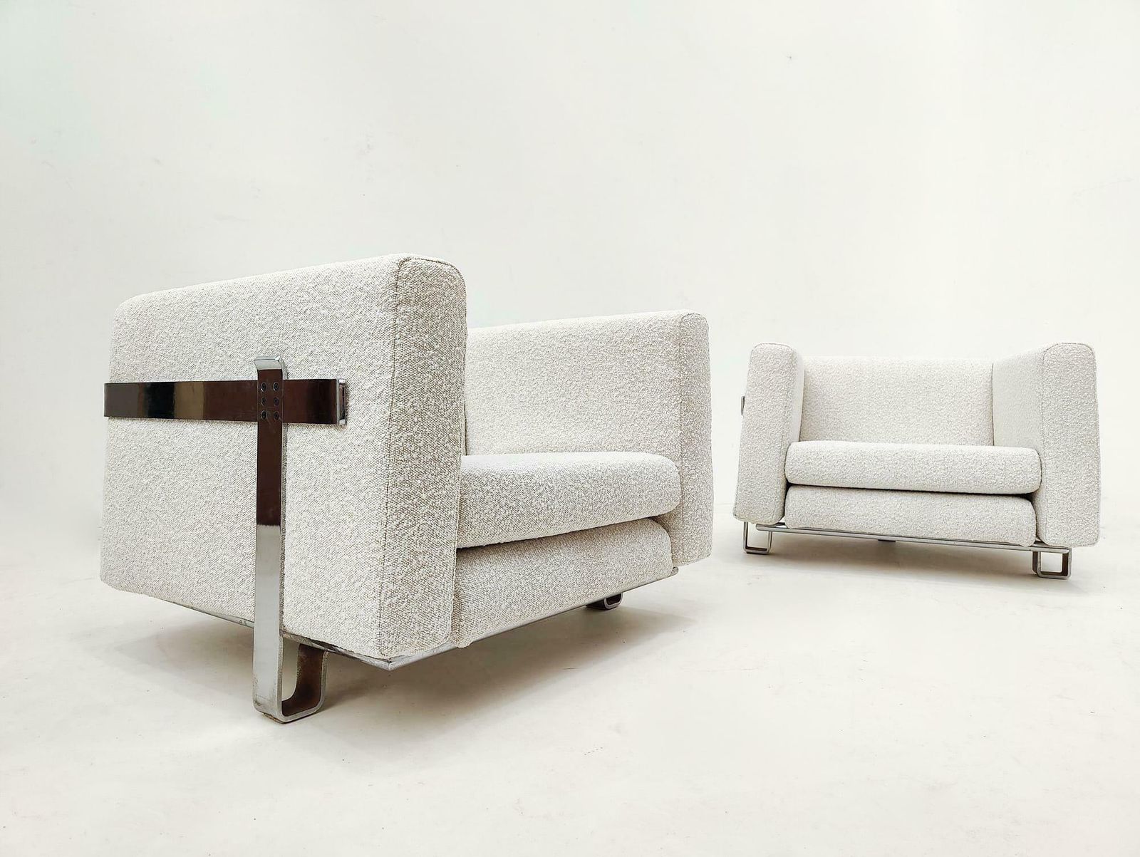 Mid Century Pair Of Armchairs By Luigi Caccia Dominioni For Azucena, 1960s photo vintage