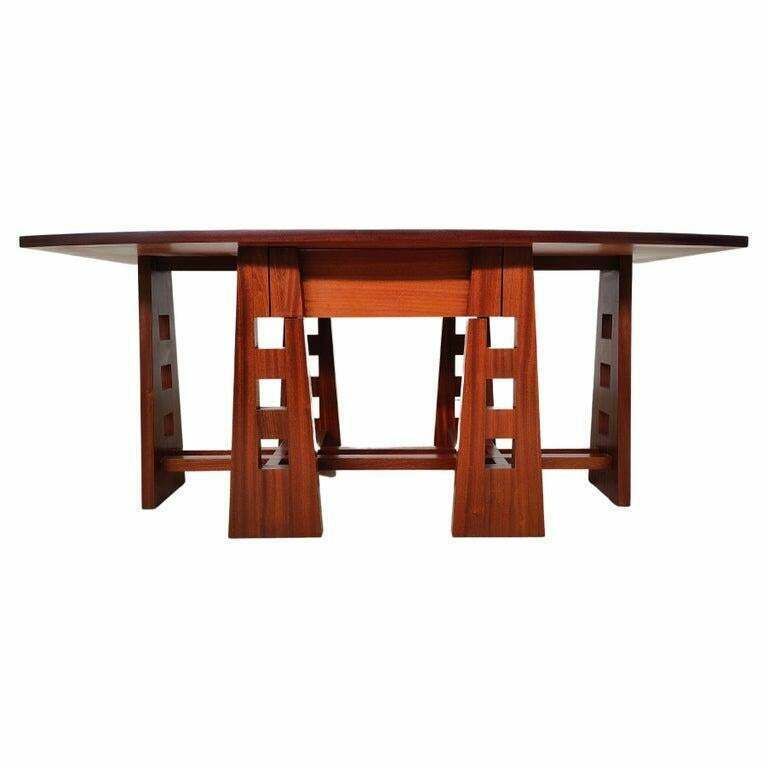 Mid Century Modern Dining Table/ Desk With Drawer, Italy, 1960s photo furniture
