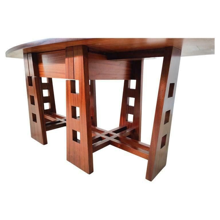 Mid Century Modern Dining Table/ Desk With Drawer, Italy, 1960s photo Furniture