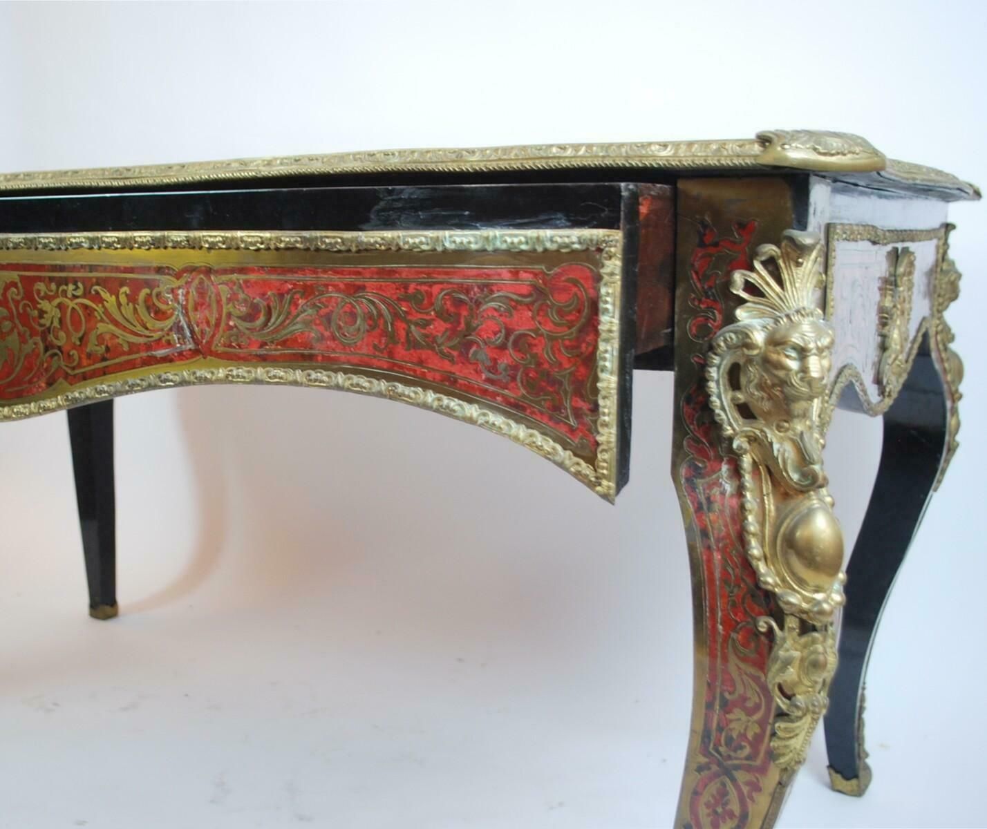 Napoleon III Desk In Boulle Marquetry photo 6676.0
