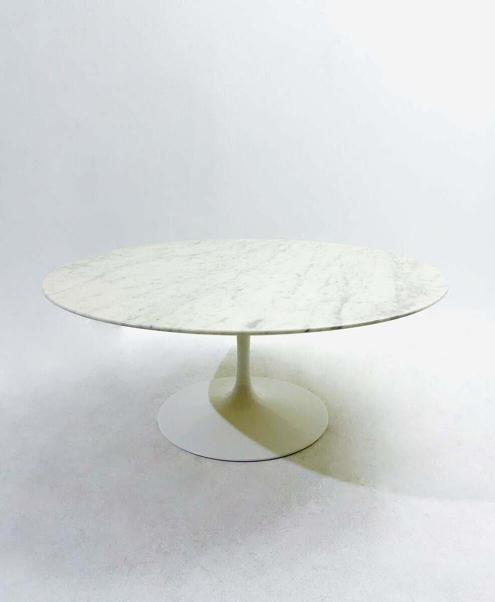 Mid Century Marble Coffee Table By Eero Saarinen For Knoll International, 1960s photo furniture