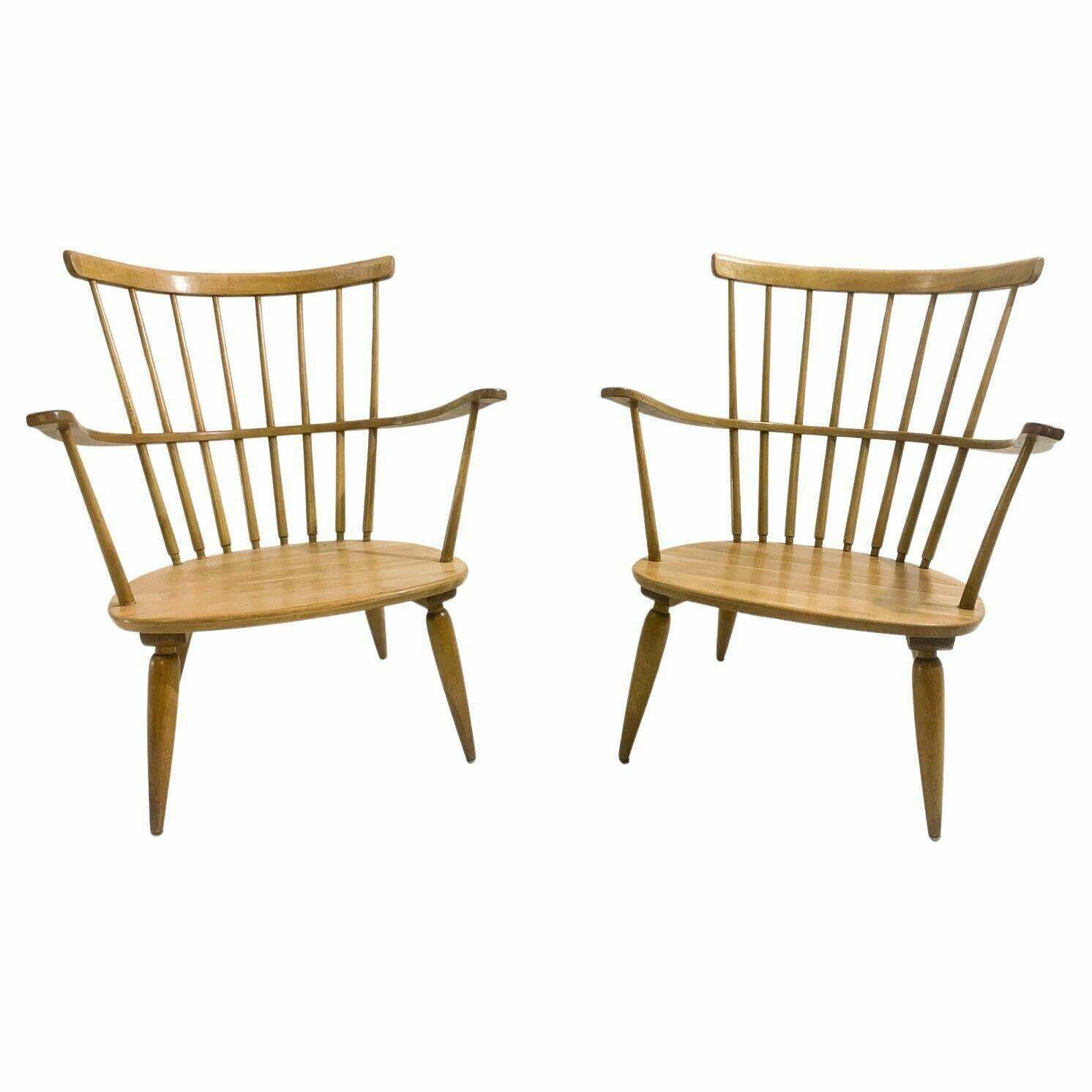 Midcentury Pair Of Altheim Armchairs By Franz Schuster For Wiesner Hager, 1950s