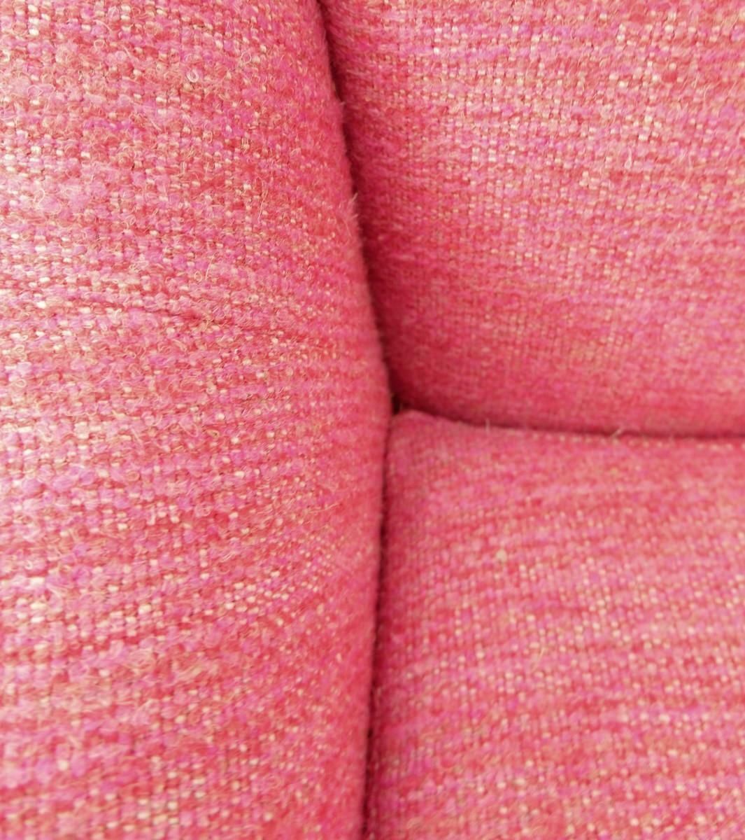 Pair Of Italian Armchairs With High Backs, New Upholstery photo for sale