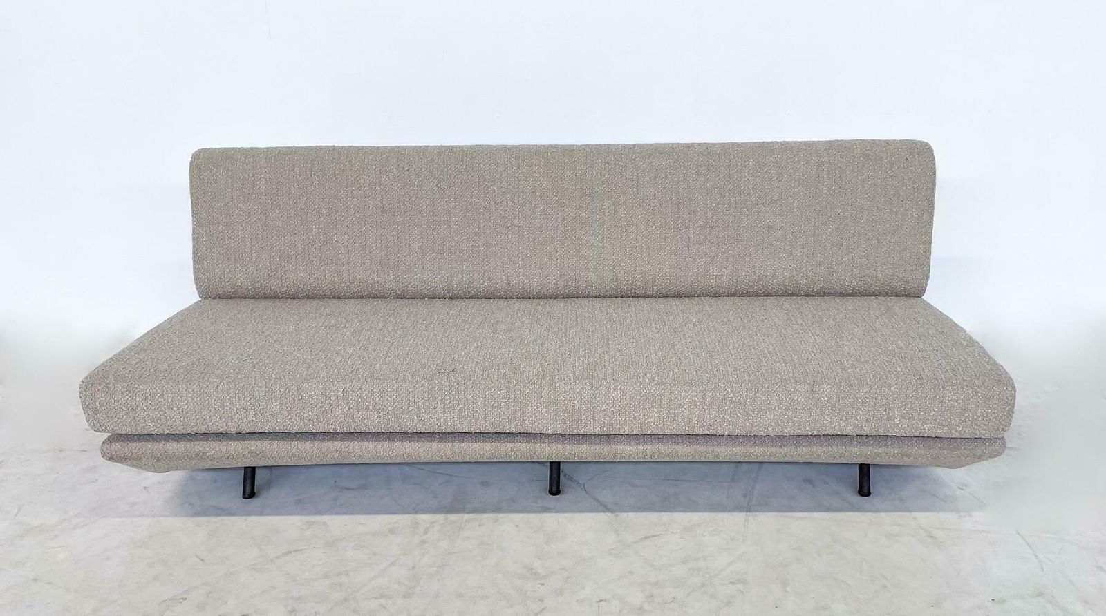 Mid Century Modern Sofa By Marco Zanuso, Italy, 1950s   New Beige Upholstery photo 4451.0