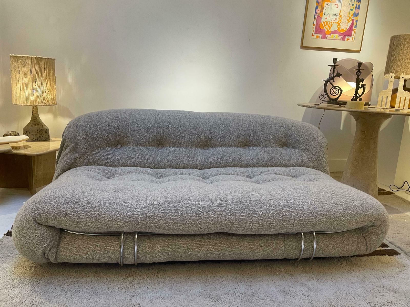 Mid Century Modern "Soriana" Sofa By Afra & Tobia Scarpa For Cassina, Italy 1970 photo furniture