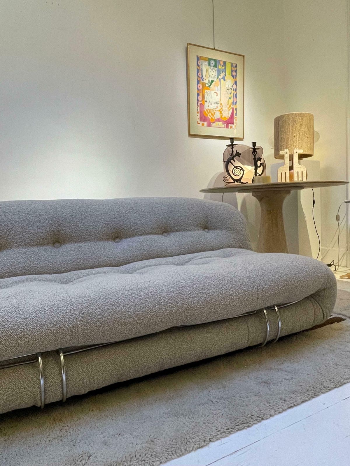 Mid Century Modern "Soriana" Sofa By Afra & Tobia Scarpa For Cassina, Italy 1970 photo Furniture