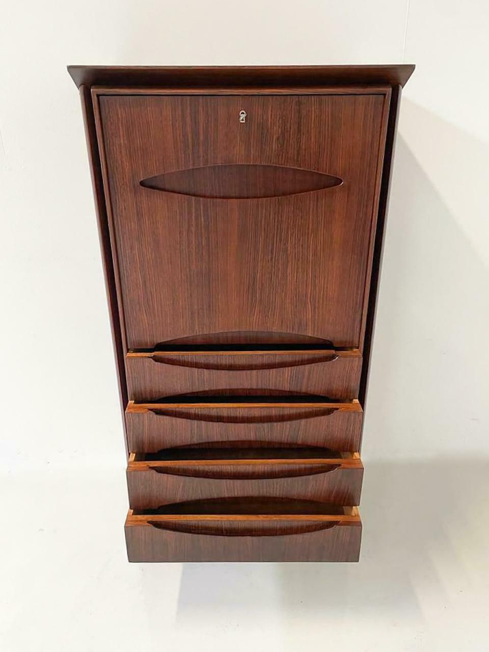 Mid Century Modern Wooden Cabinet, Italy, 1960s photo vinterior