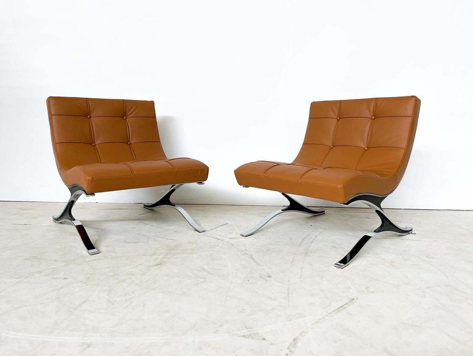 Mid Century Modern Brown Leather Armchair, Italy, 1970s photo furniture