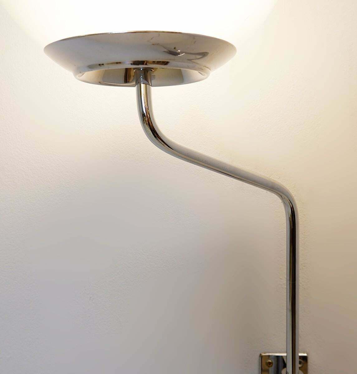 Luigi Caccia Dominioni "Pallone" Nickel Plated Brass Sconces Model Lp 11 photo for sale