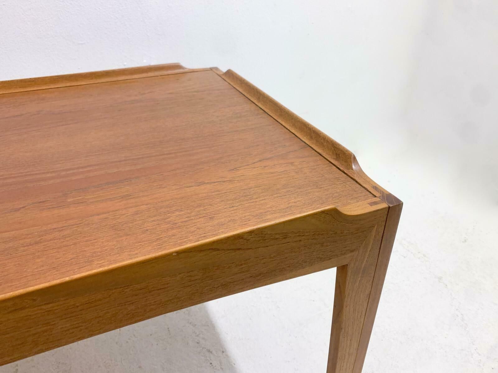 Mid Century Modern Wooden Coffee Table, Denmark, 1960s photo Furniture
