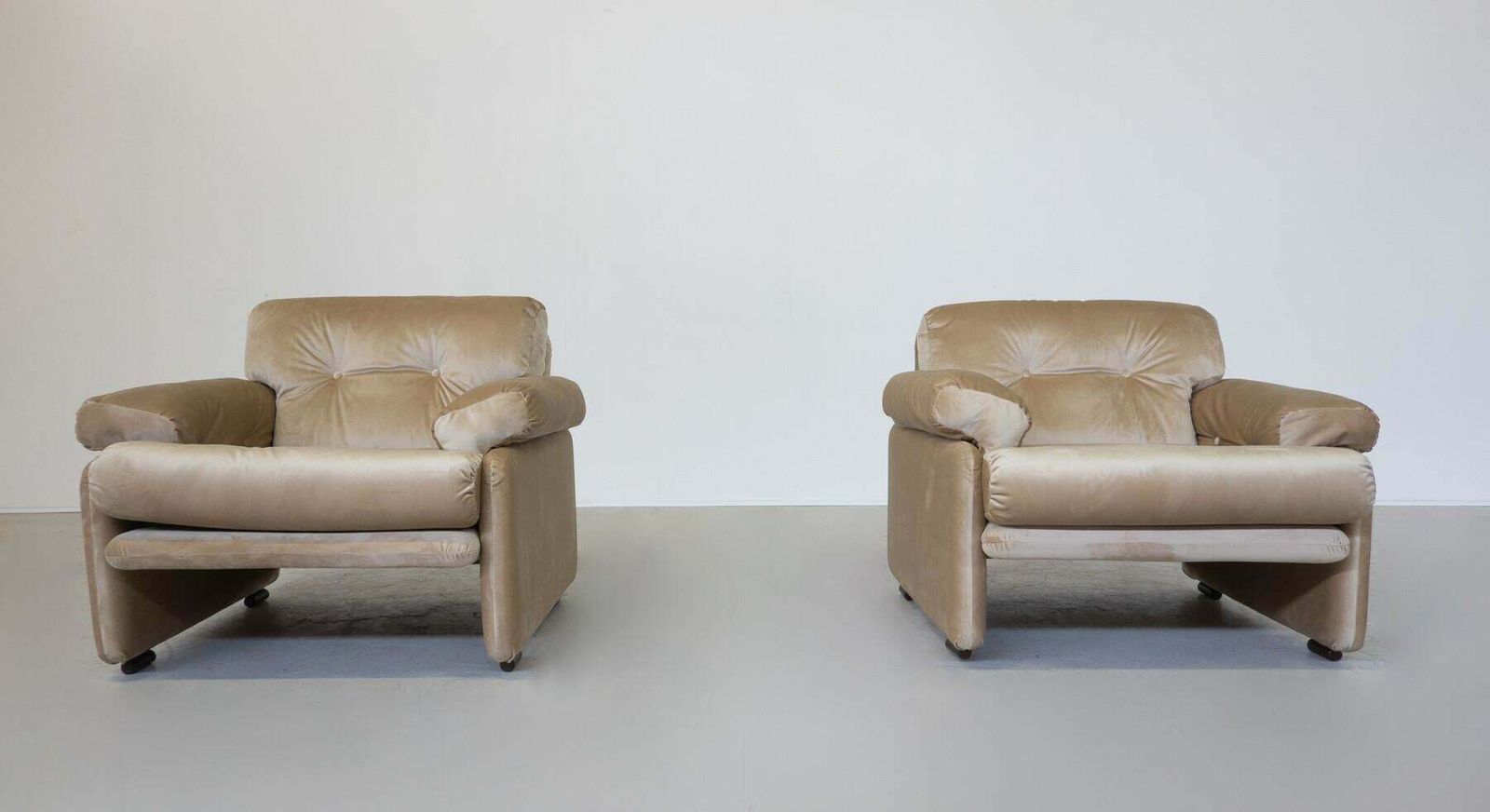 Mid Century Modern Pair Of Coronado Armchairs By Tobia & Afra Scarpa , Italy photo 3497.0