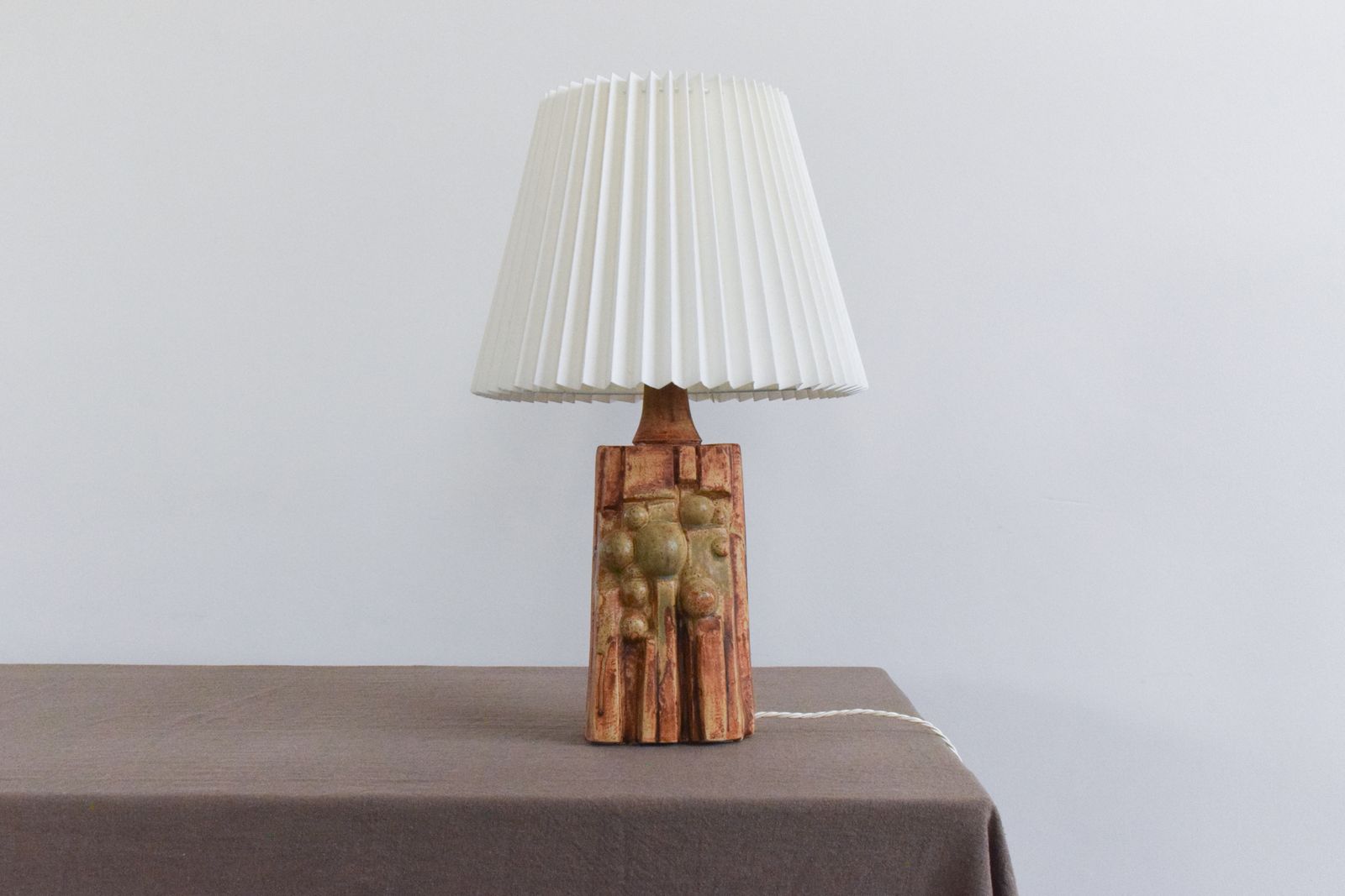 Vintage Studio Pottery Table Lamp Base By Bernard Rooke