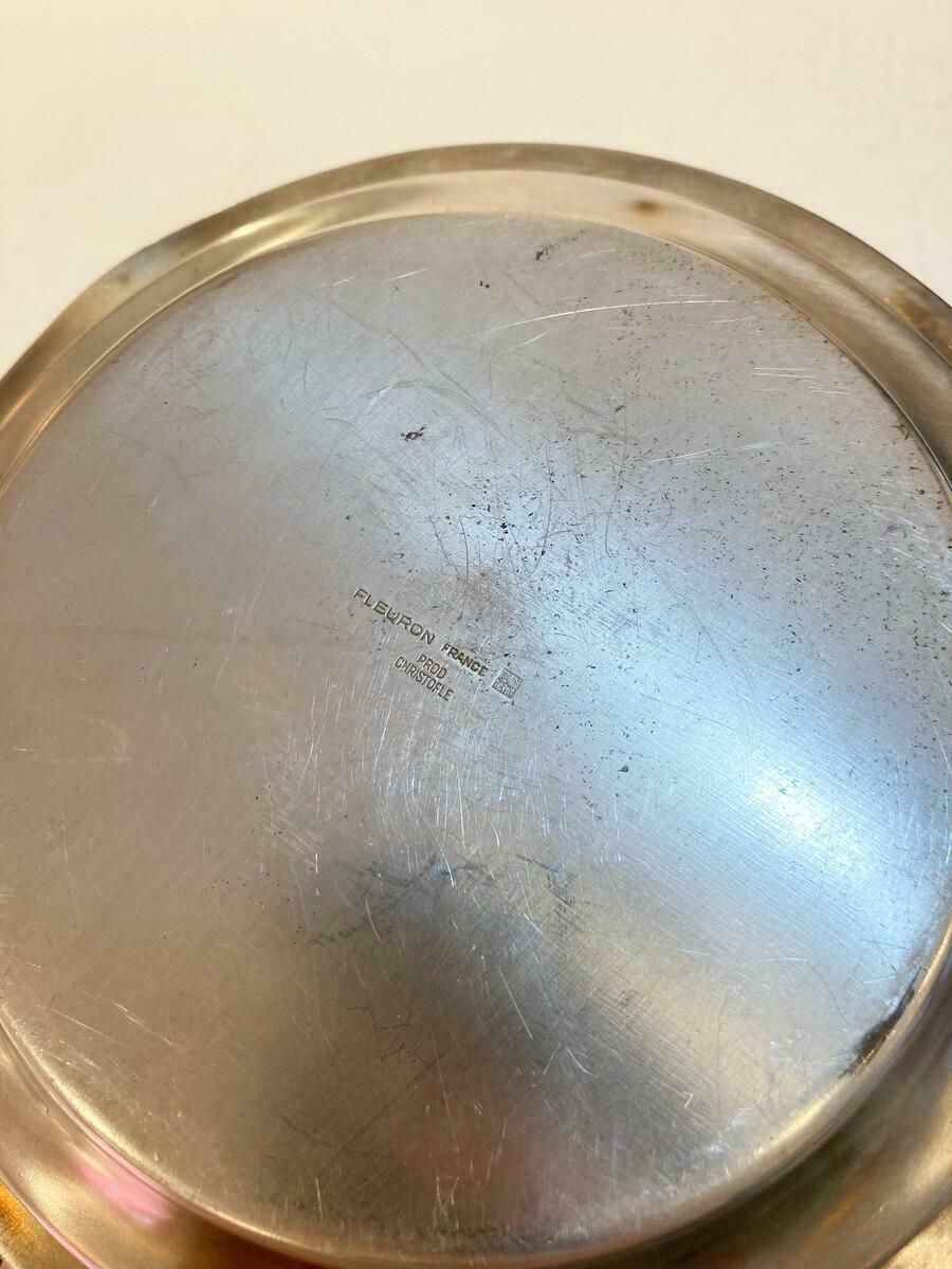 Silver Butter Tray By Christofle Franc photo 446.0