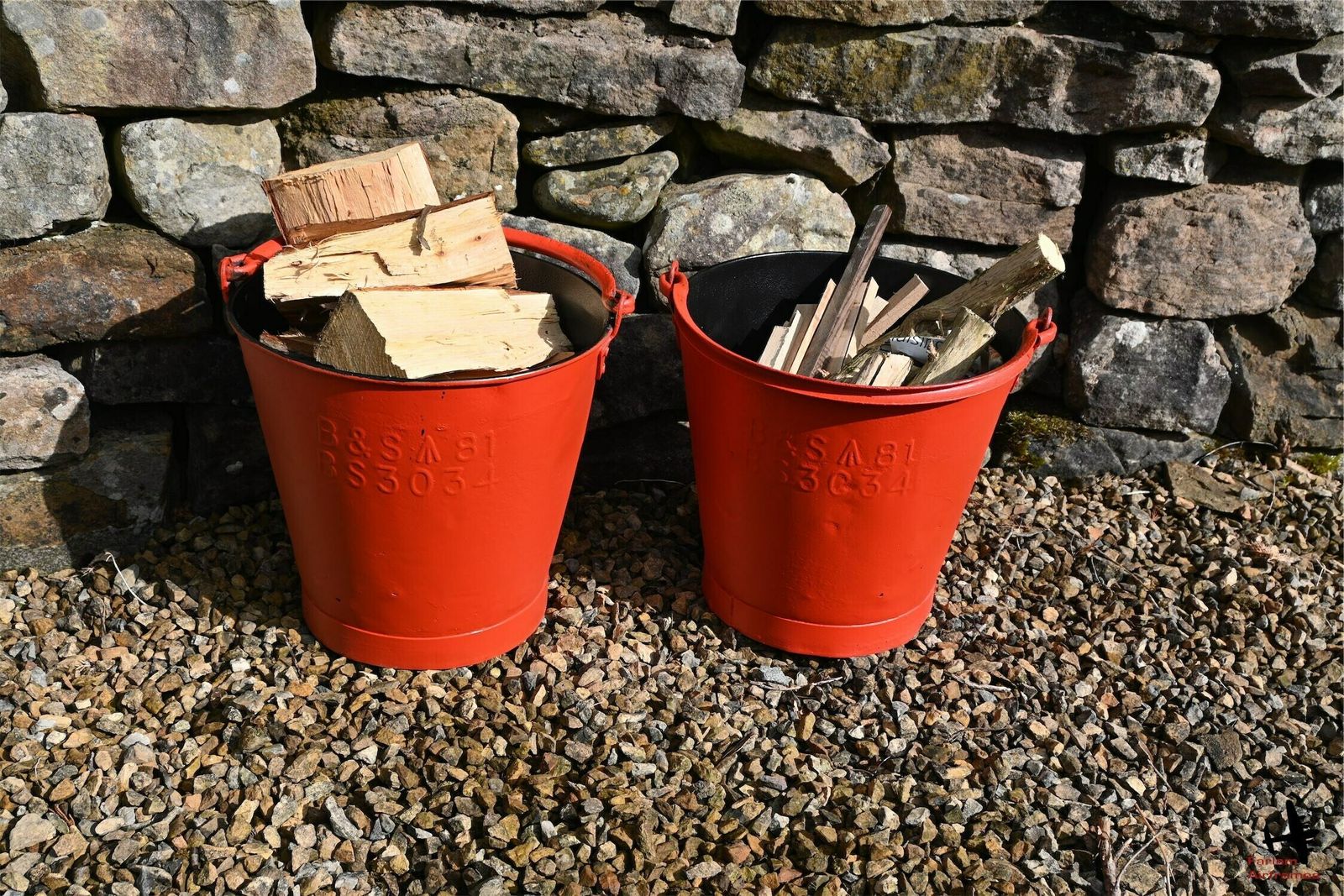 Raf Fire Bucket Waste Paperbin/Log Basket/Plant Pot photo Home Decor