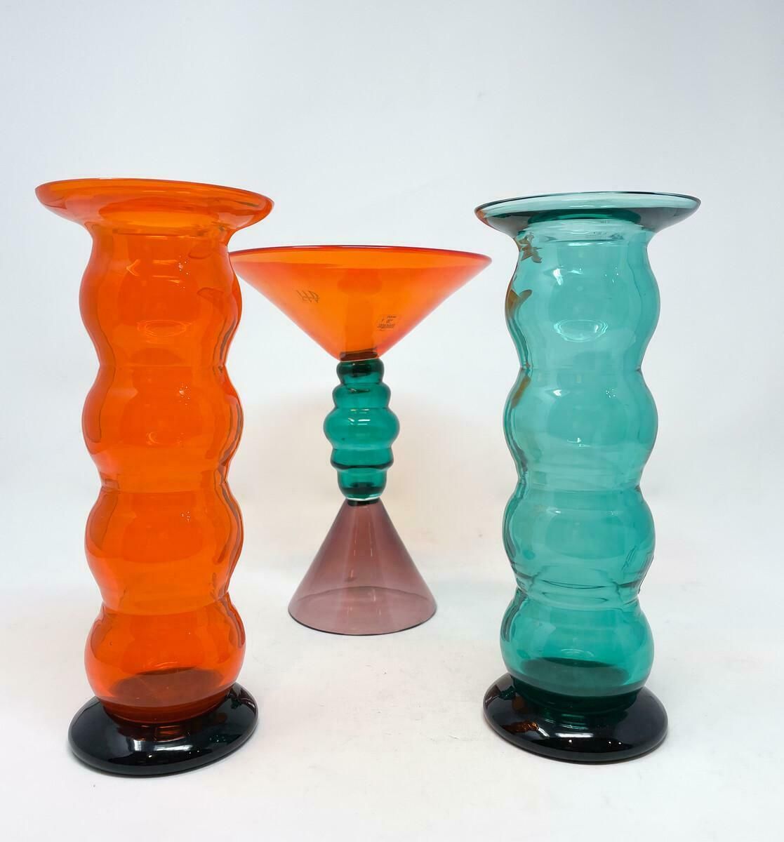 Serie Of 3 Vases By Marcello Furlan, Italy   Signed And Dated photo 2306.0