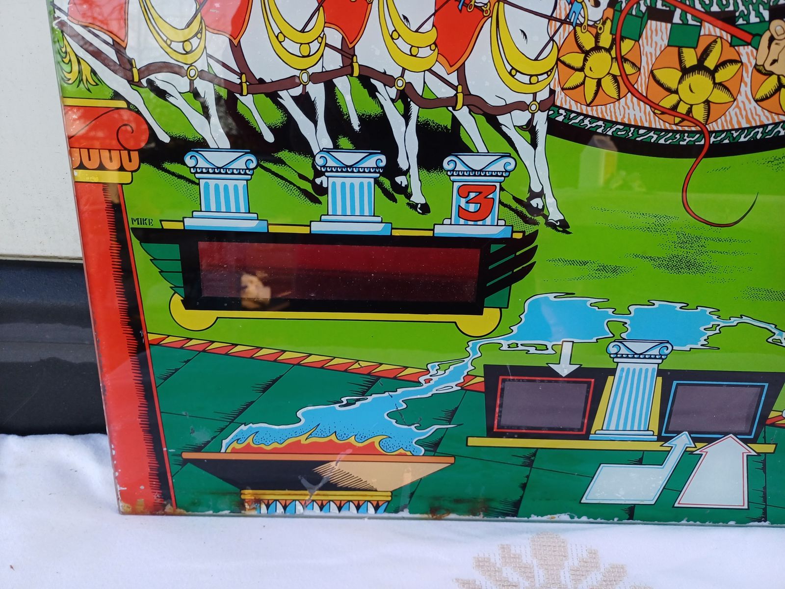 Pinball Fronton Window “Ben Hur” photo Home Decor
