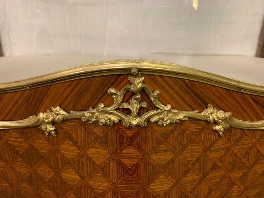 Superb 19th Century French Kingwood Parquetry Vitrine photo vinterior