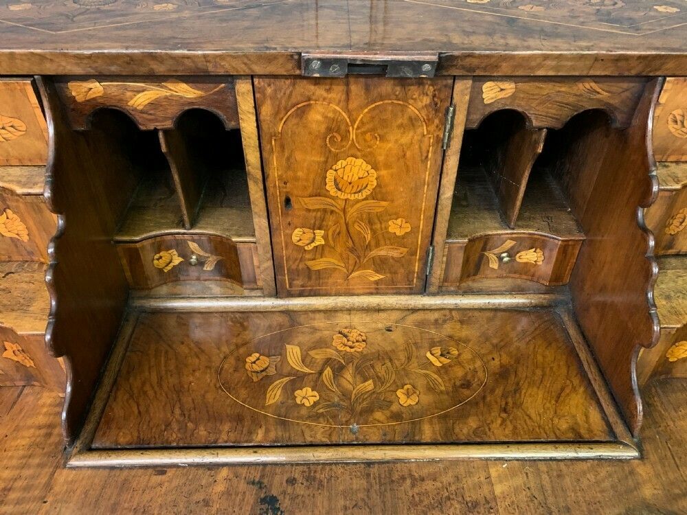 photo for sale 18th Century Dutch Marquetry Walnut Bureau