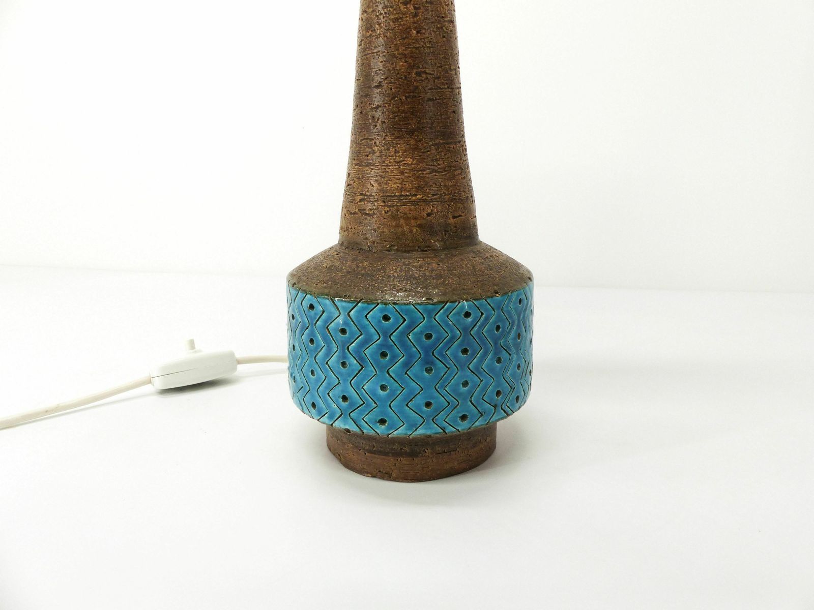 Aldo Londi Bitossi Ceramic Lamp For Asea 1960 photo for sale