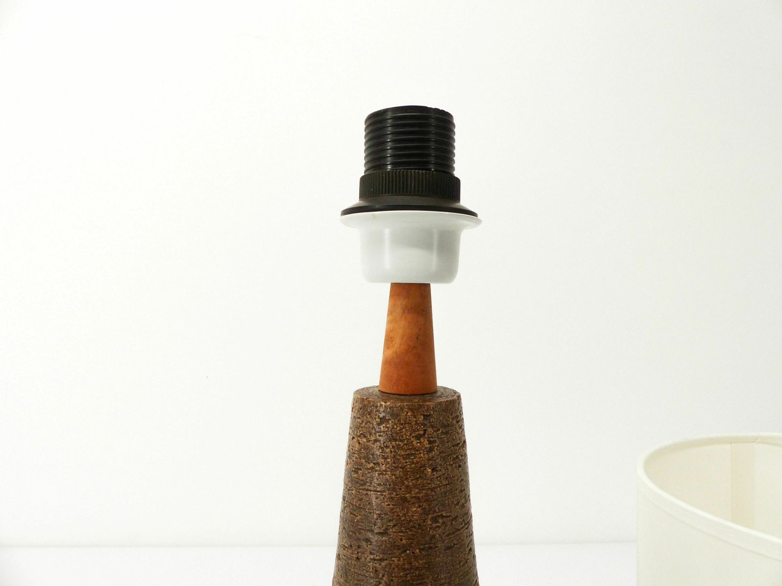 Aldo Londi Bitossi Ceramic Lamp For Asea 1960 photo vintage