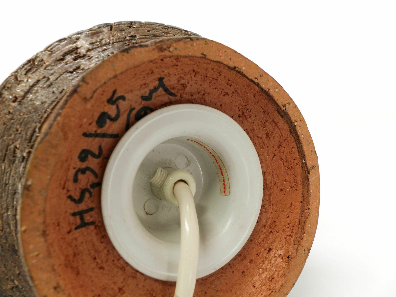 photo for sale Aldo Londi Bitossi Ceramic Lamp For Asea 1960