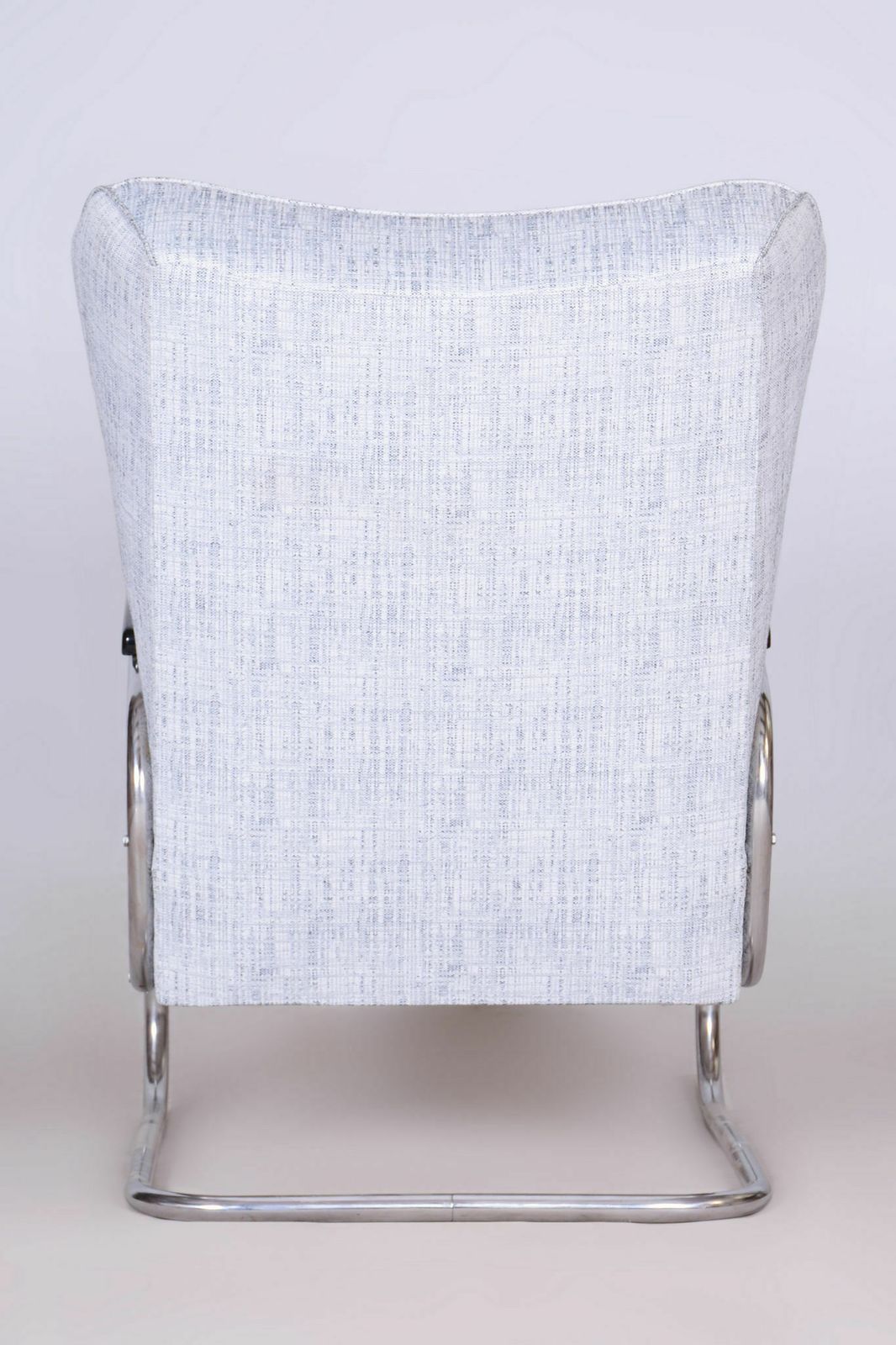 1750.0 Restored Bauhaus Armchair By Kovona, Chrom Plated Steel, Germany, 1930s photo