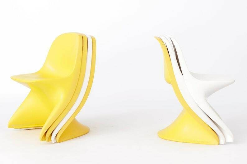 7 kinderstoelen Cassalino van Alexander Begge, jaren 1970, voor fabrikant Casala, Duitsland photo furniture