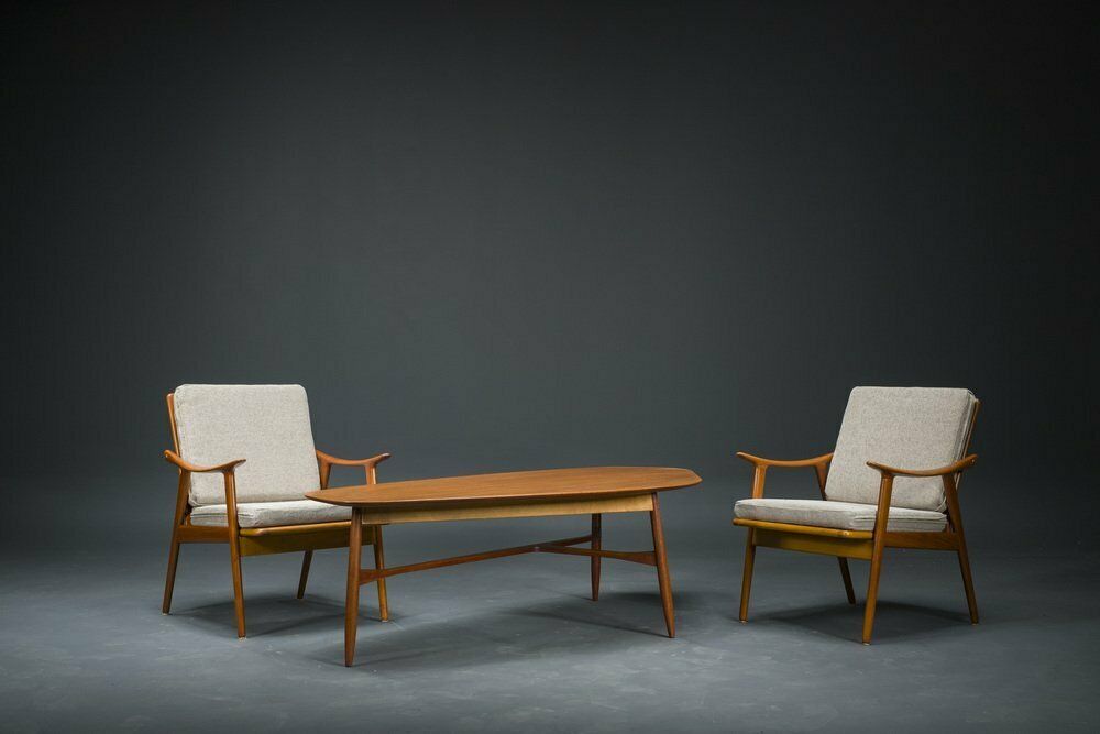 photo vinterior Model 563 Chairs By Fredrik Kayser For Vatne Lenestolfabrikk, Norway, 1960s, Set Of 2