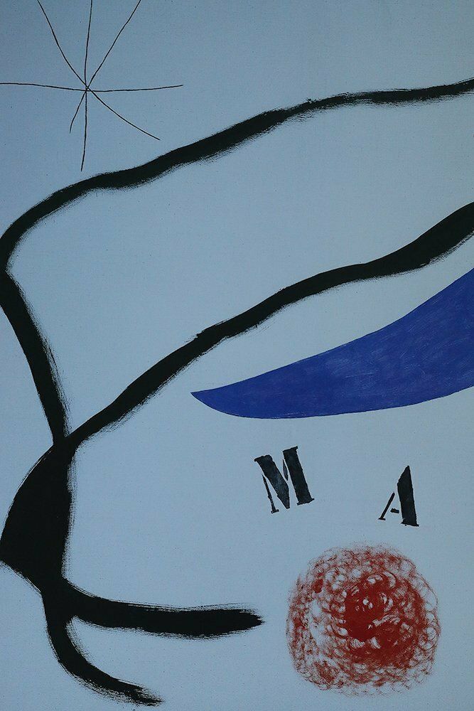 Joan Miró, Poem I, 20th Century, Poster photo furniture