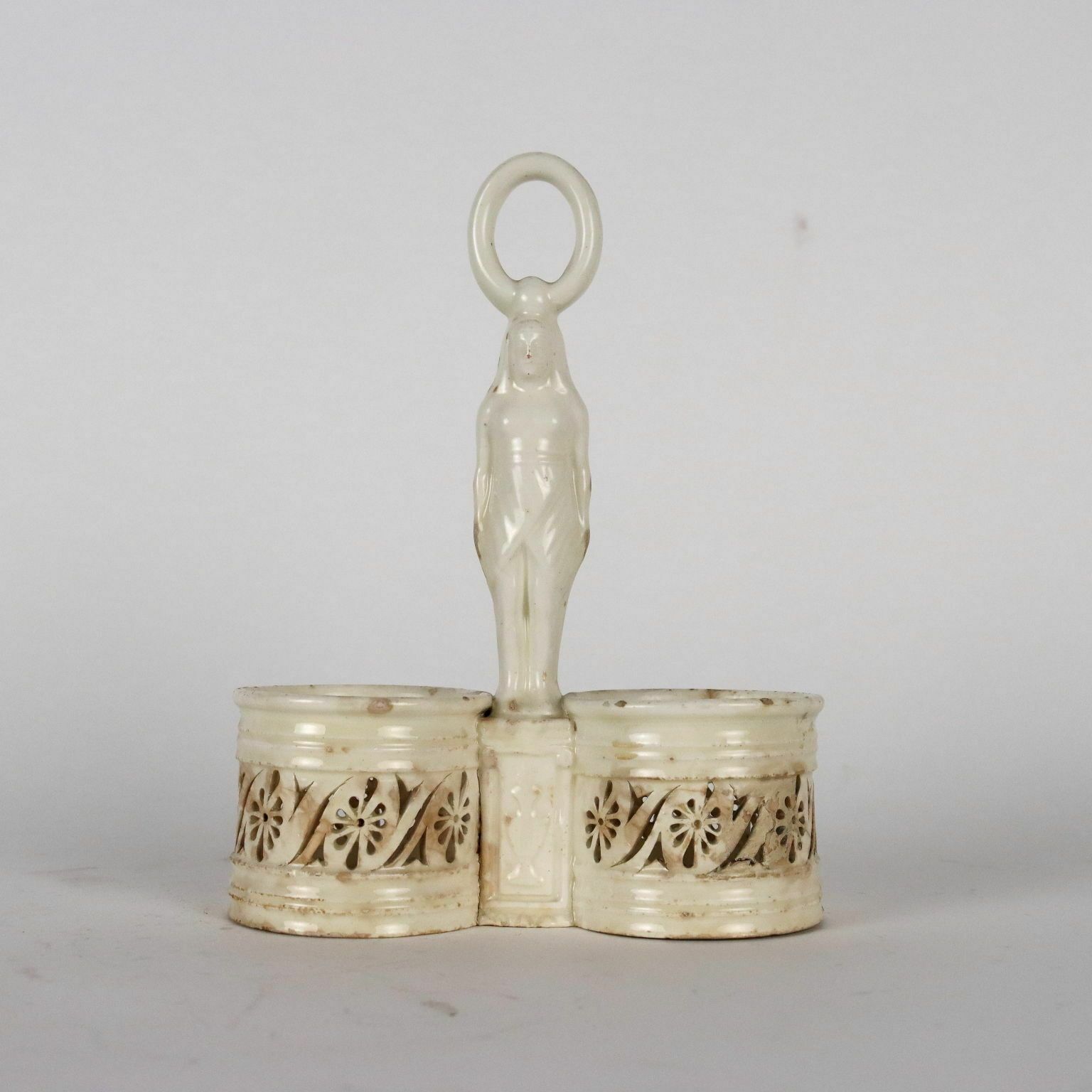 Earthenware Cruet Made By Benucci E Latti photo vintage