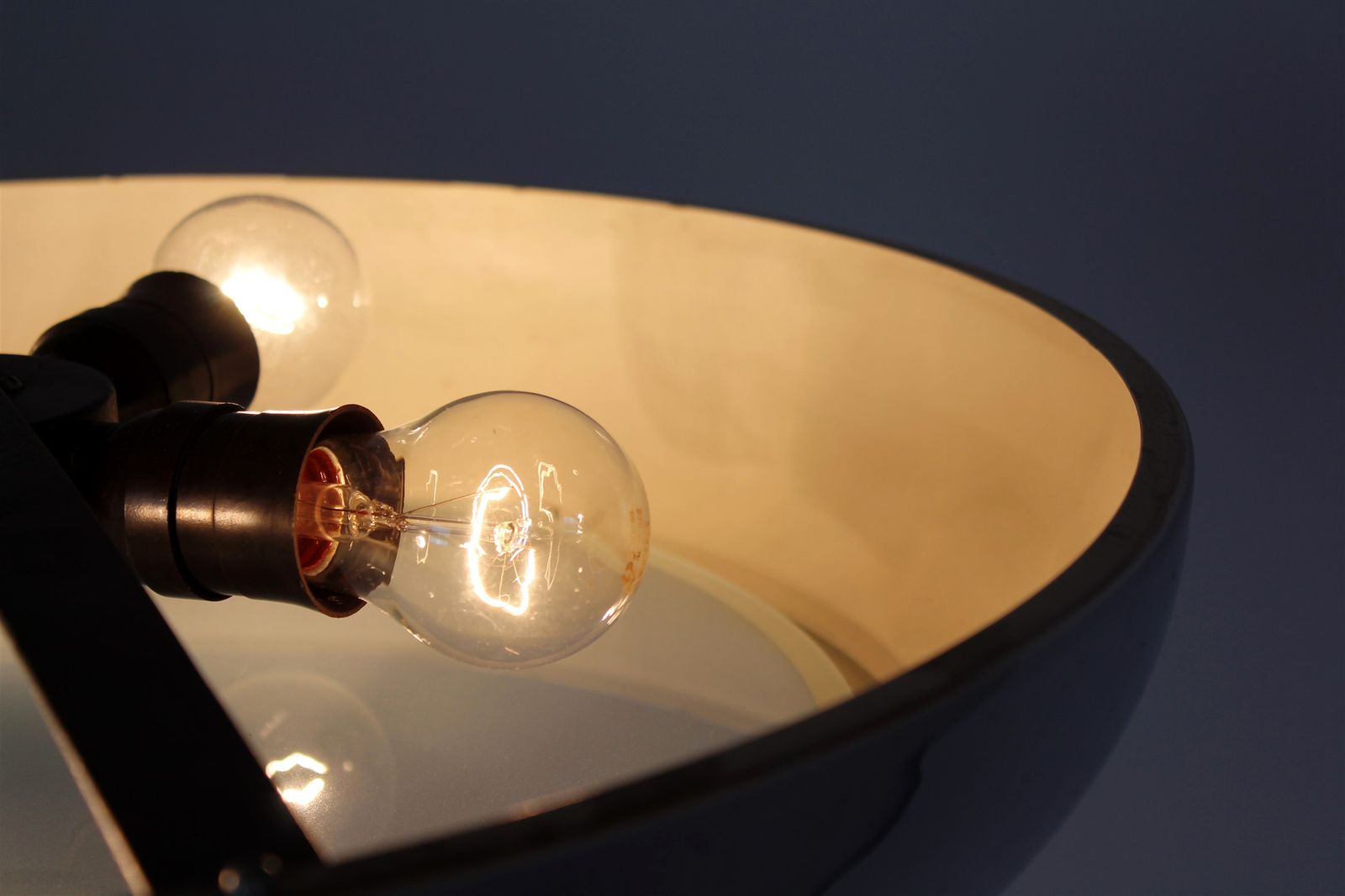 Bauhaus Functionalist Ufo Pendant Lamp By Josef Hurka For Napako, 1930s photo Lighting