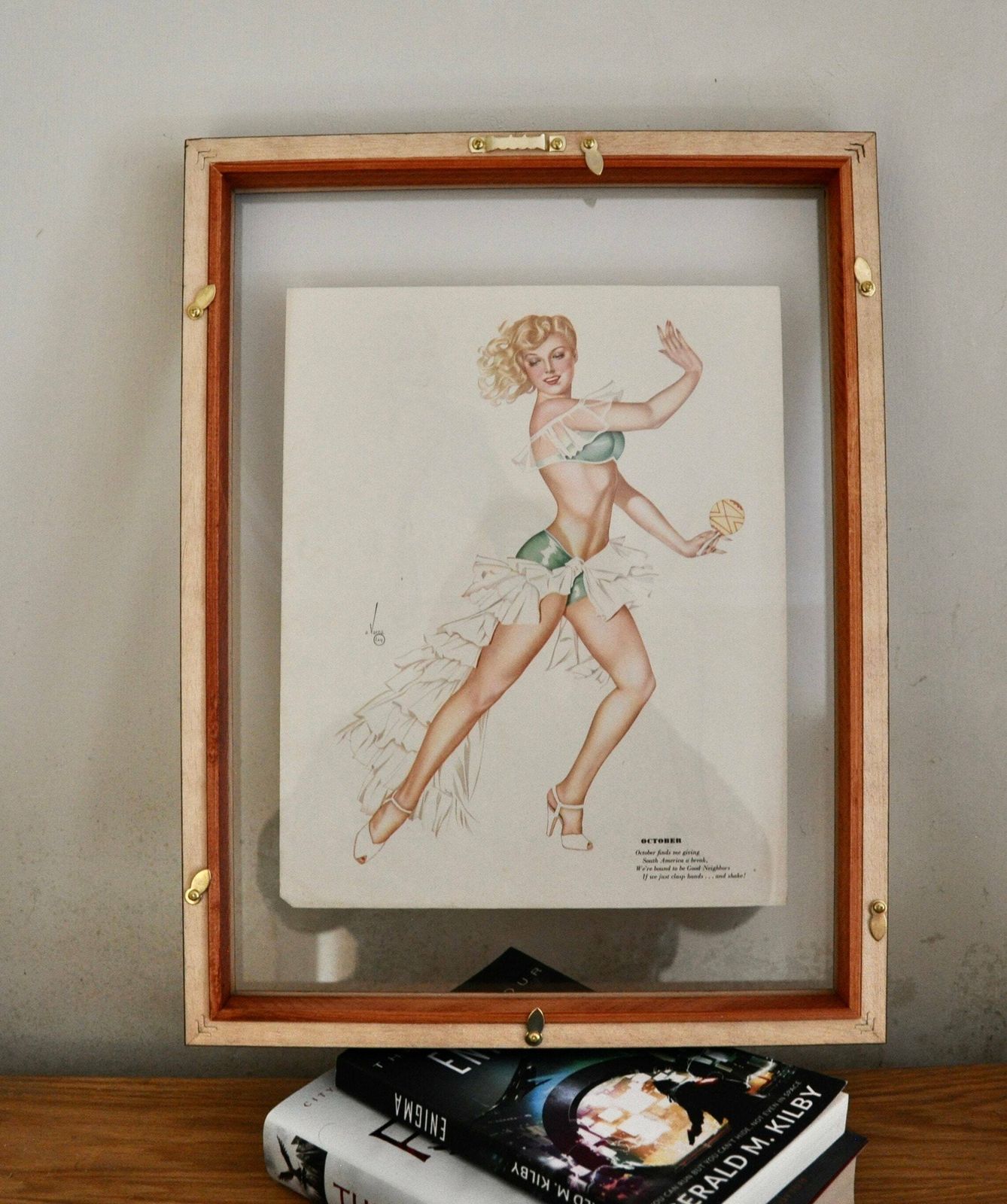 Ww2 Calendar Girl Varga Esquire September/October photo for sale