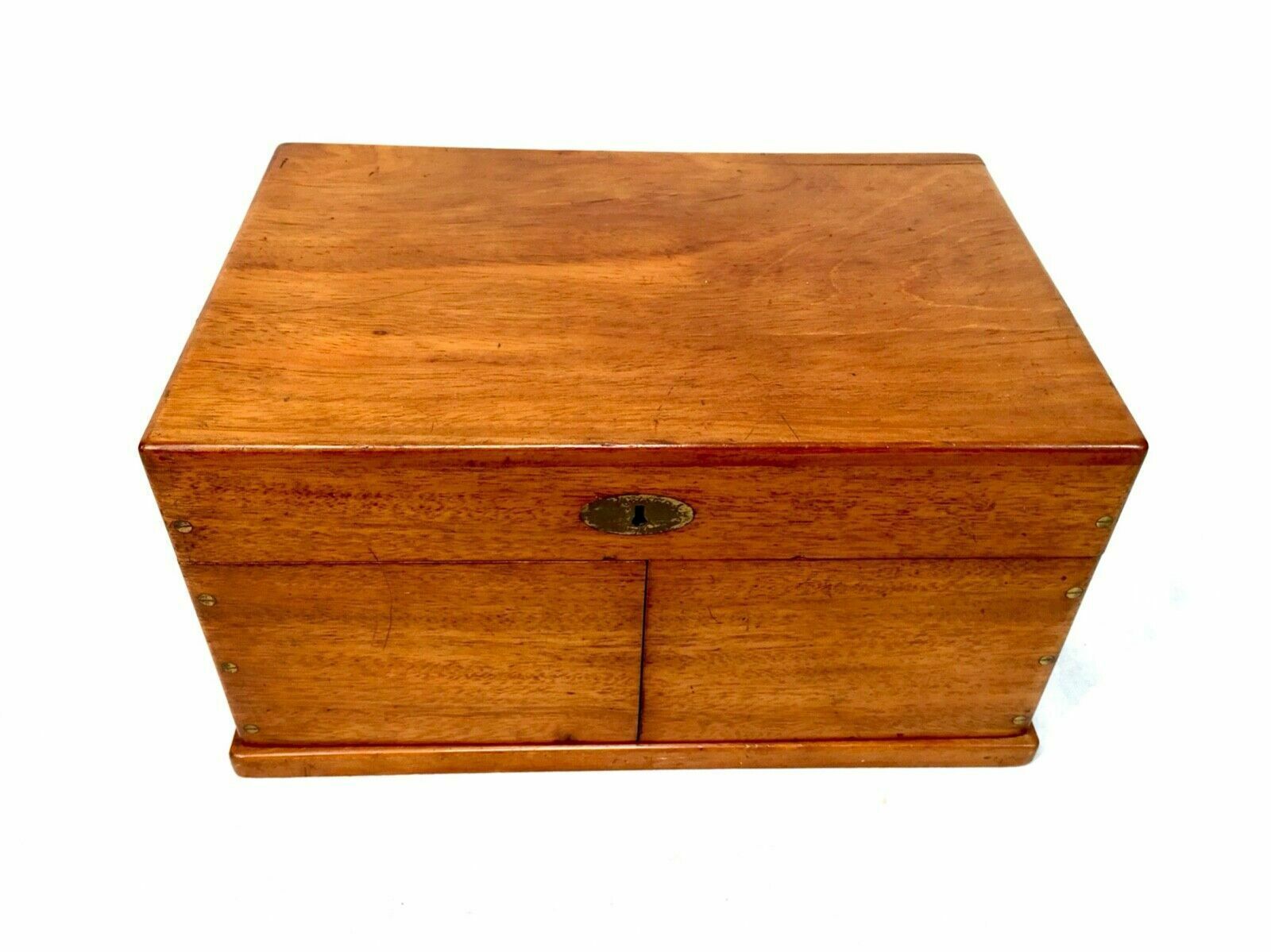 Antique 19th Century Victorian Games Compendium Box / Wooden Cabinet C.1880 photo furniture