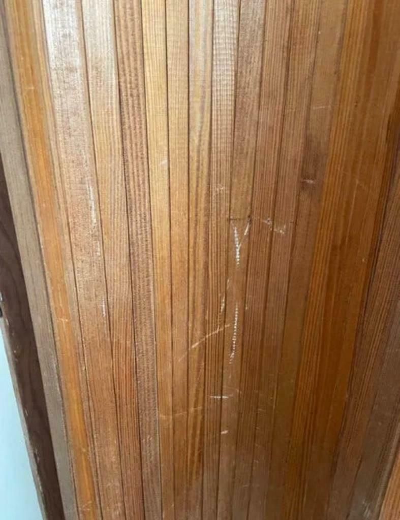 French Art Deco Tambour 'Lamelle' Screen Room Divider By Jomain Baumann photo for sale