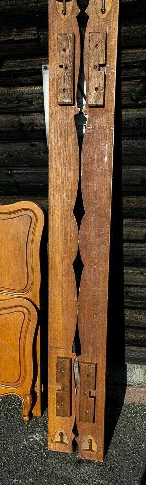 French Louis XV Style Carved Honey Oak Double Bed Frame  W1 B147 photo buy