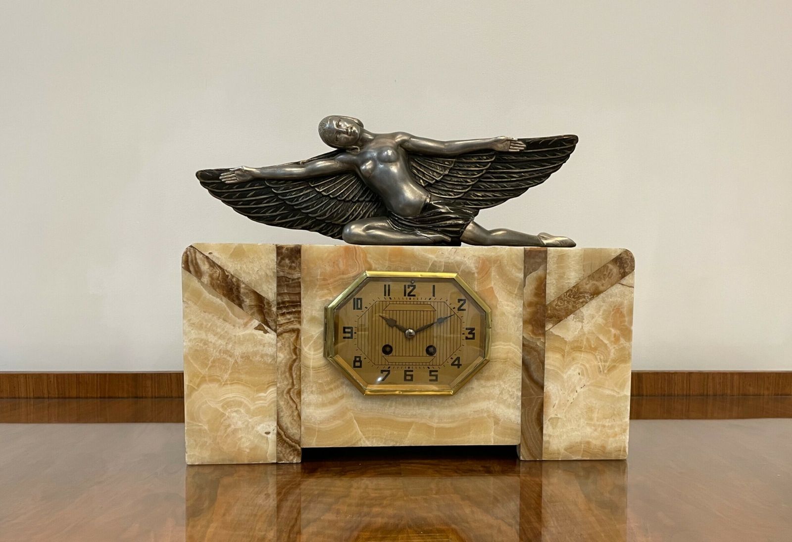 Art Deco French Clock photo vintage