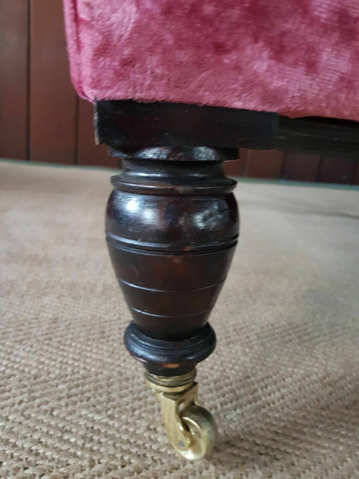 photo furniture A Stunning Late 19th Century Armchair Reupholstered In Velvet Cloth