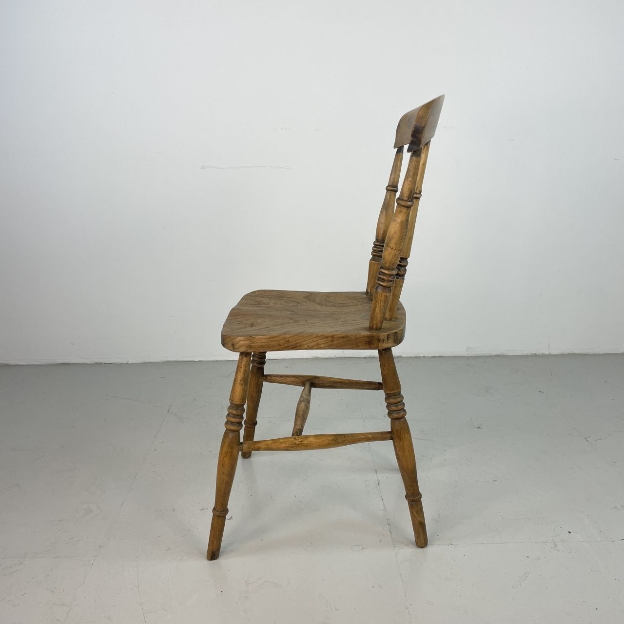 Victorian Turned Wooden Chair, 1800s photo for sale
