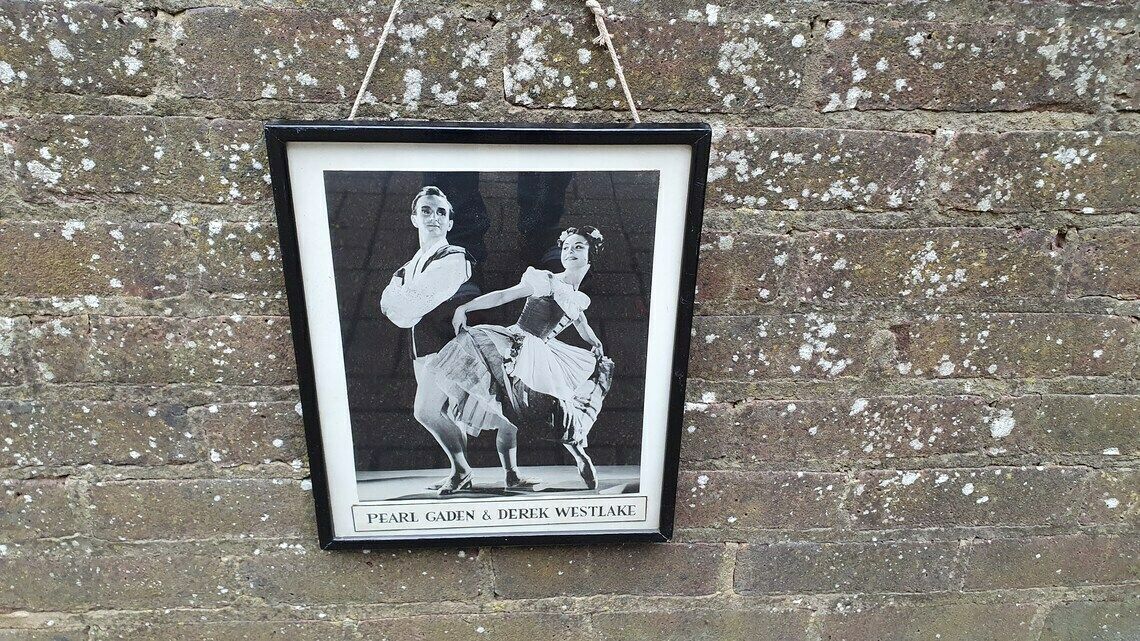 Large Original Photograph Of Ballet Dancers Pearl Gaden & Derek Westlake.