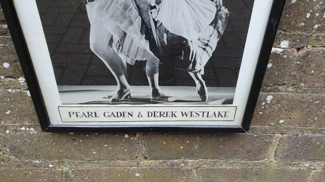 Large Original Photograph Of Ballet Dancers Pearl Gaden & Derek Westlake. photo 61.0